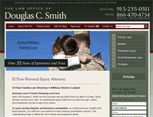 Tablet Screenshot of dcsmithpllc.com